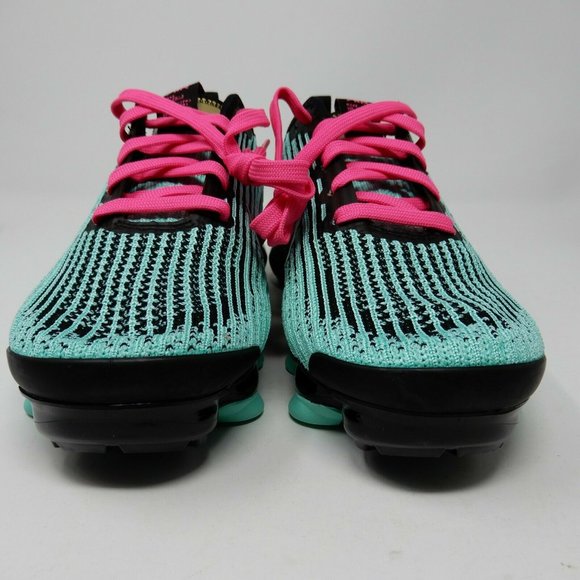 Nike Air VaporMax Flyknit 3 Turquoise BQ5238-300 Y - Picture 3 of 5